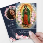 Virgin of Guadalupe Funeral Cards Spanish