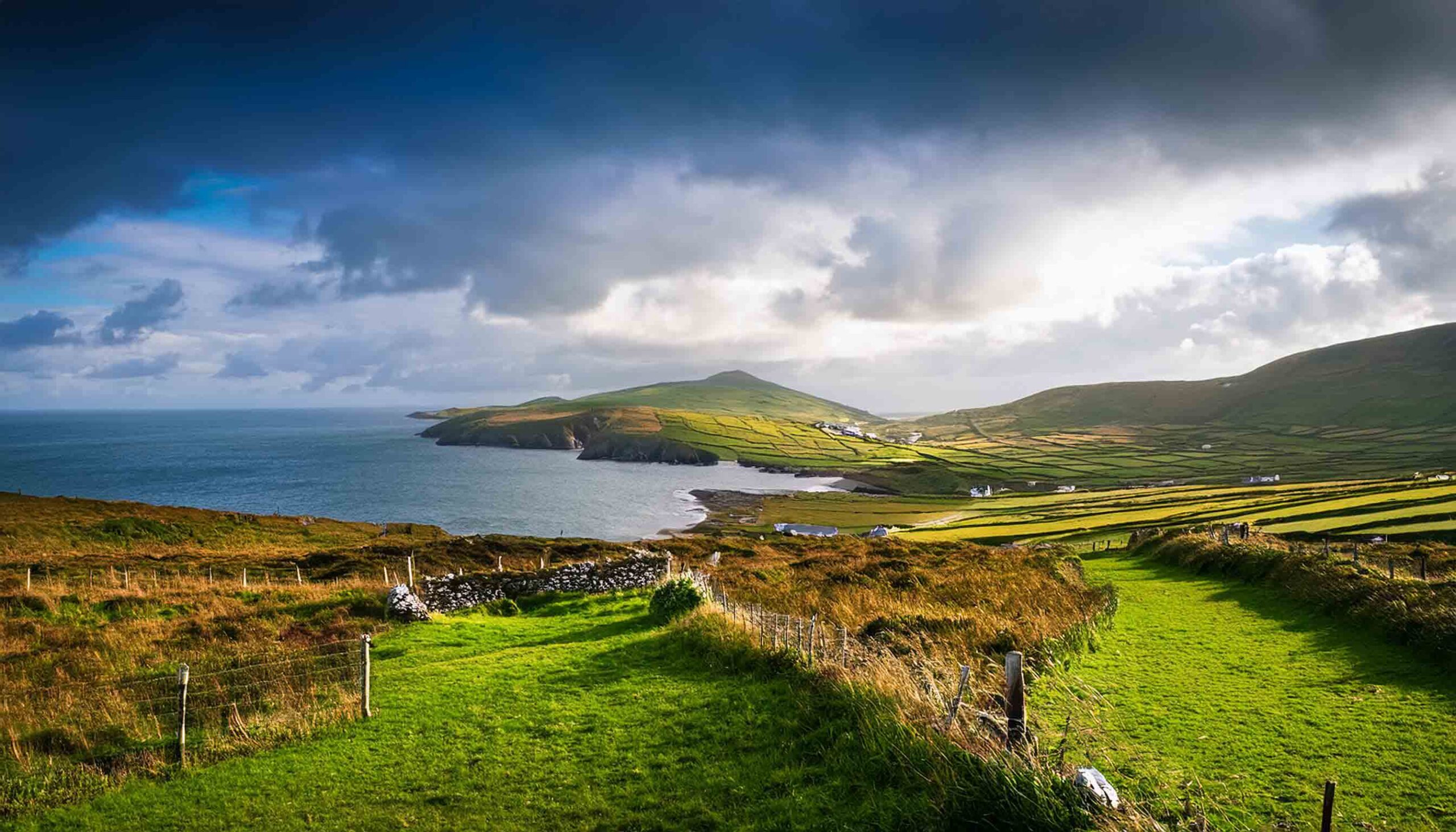 Scenic Irish Country side for Irish prayers for the dying